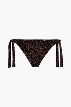 product Zoey leopard-print low-rise bikini briefs image