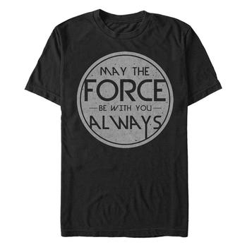 推荐Star Wars Men's May The Force Be With You Always Short Sleeve T-Shirt商品