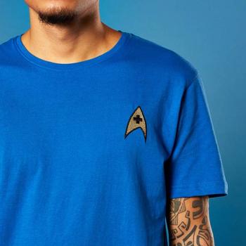 商品Star Trek | Embroidered Medic Badge Star Trek T-shirt - Royal Blue,商家Zavvi US,价格¥150图片