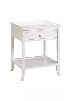 商品Contemporary Home Living | 29” Solid White Wooden Shelf Accent Table,商家Belk,价格¥5601图片
