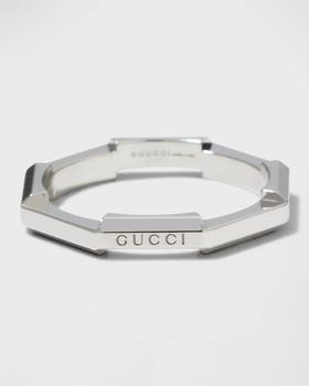 商品Gucci | Link to Love Ring in White Gold, Size 6.5 and 7.25,商家Neiman Marcus,价格¥7599图片