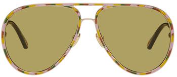 chloe 墨镜是什么牌子, Chloé | Gold Aviator Sunglasses商品图片 