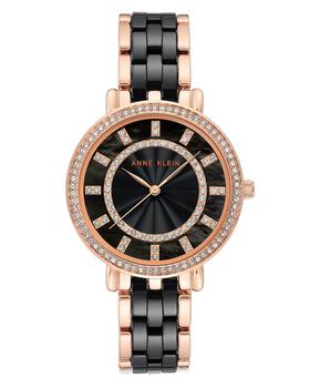 Anne Klein | Premium Crystal Accented Ceramic Bracelet Watch商品图片,