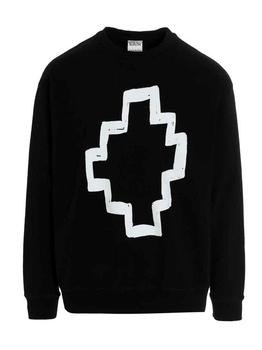 推荐Marcelo Burlon County Of Milan Cross Logo Printed Sweatshirt商品