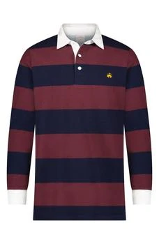 Brooks Brothers | Stripe Long Sleeve Rugby Shirt 6折, 独家减免邮费