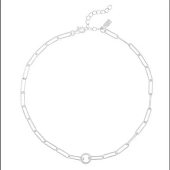 ELECTRIC PICKS | Women's Jade Necklace In Silver,商家Premium Outlets,价格¥469