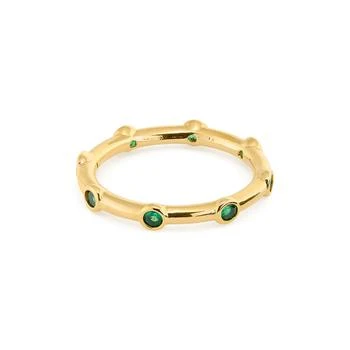 Orelia London | Emerald Stationed Crystal Ring S/M,商家Orelia,价格¥195
