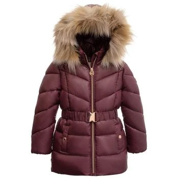 Michael Kors | Toddler and Little Girls Heavy Weight Belted Jacket 3.9折, 独家减免邮费