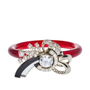 万宝龙腰带正品, [二手商品] MontBlanc | Miu Miu Red Plexi Crystal Bow Bracelet商品图片 6.2折