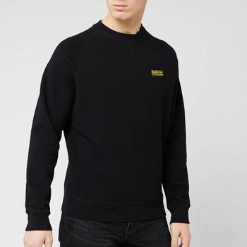 Barbour International Men's Essential Crew Sweatshirt - Black,价格$55.52
