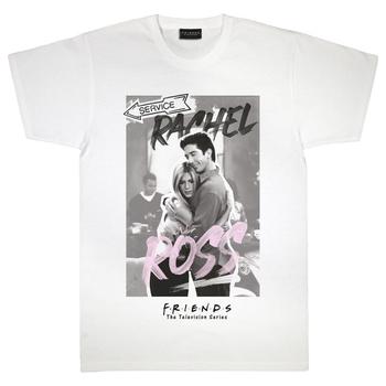 老友记, Friends | Friends Mens Mr Rachel Mrs Ross T-Shirt (White)商品图片 8.7折
