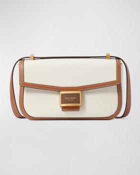 kate spade bag男包, Kate Spade | bicolor flap leather shoulder bag商品图片 