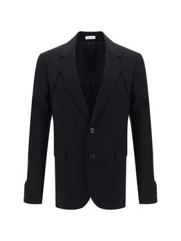 Alexander McQueen | Alexander McQueen V-Neck Single-Breasted Blazer 7.6折