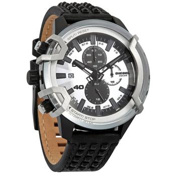diesel手表北京, Diesel | Griffed Chronograph Quartz Silver Dial Mens Watch DZ4571商品图片 5.5折