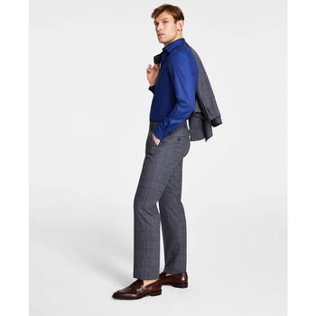 Michael Kors | Men's Plaid Classic-Fit Wool-Blend Stretch Suit Separate Pants,商家Macy's,价格¥1486