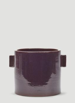 商品Serax | Glazed Shades Flower Pot in Purple,商家LN-CC,价格¥358图片