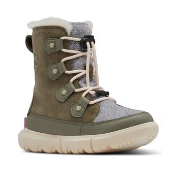 推荐Youth Explorer Lace-Up Waterproof Cold-Weather Boots商品