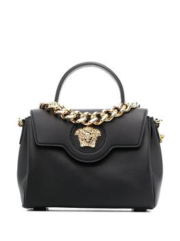 Versace | Versace Women's  Black Leather Handbag商品图片,8.6折