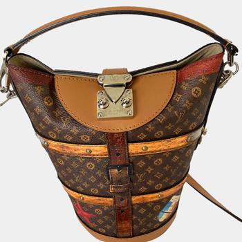 lv行李箱, [二手商品] Louis Vuitton | Louis Vuitton Monogram Time Trunk Limited Edition Duffle Bag商品图片 