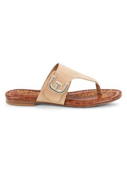 Sam Edelman, Sam Edelman | Barry Suede Flat Sandals商品图片 2.9折