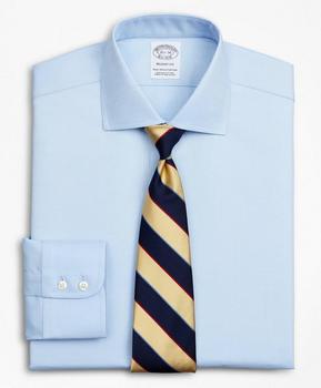 Brooks Brothers | Stretch Regent Regular-Fit Dress Shirt, Non-Iron Royal Oxford English Collar商品图片,5.4折