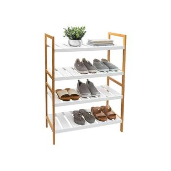 Organize it All | 2 Pack Sonora Bamboo 2 Tier Stackable Shoe Rack,商家Macy's,价格¥960