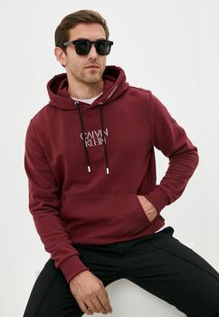 ck卫衣, Calvin Klein | CALVIN KLEINFelpa Shadow Center Logo K10K107770 Nero Regular Fit商品图片 