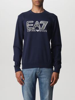 EA7 | Basic Ea7 sweatshirt with printed logo商品图片,7折