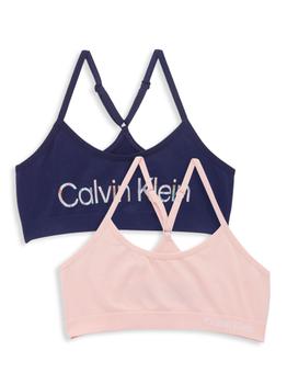 Calvin Klein]卡尔文·克莱恩Calvin Klein文胸, Racerback Sports Bra 涤纶, 弹性纤维价格¥111