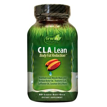 商品Irwin Naturals C.L.A. Lean Body Fat Reduction Liquid Soft-Gels, 80 Ea图片