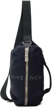施华洛世奇纪梵希腰包, Givenchy | 海军蓝 G-Zip 斜挎包商品图片 