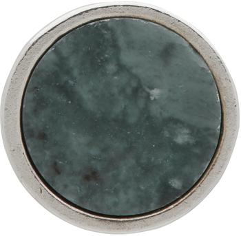 商品Green & Silver Round Stone Pin图片