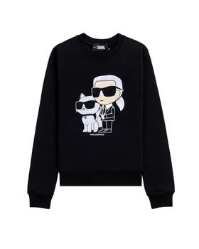 Karl Lagerfeld Paris | Karl Lagerfeld Karl Ikonik Karl & Choupette Sweatshirt商品图片,7.6折
