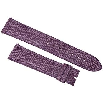 Hadley Roma | 20 MM Shiny Grape Lizard Leather Strap,商家Jomashop,价格¥259