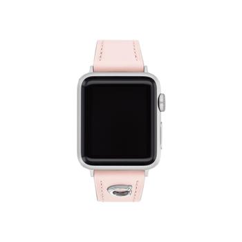 Coach | Women's Blush Leather Strap 38/40/41mm Apple Watch Band商品图片,7.5折