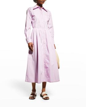 tory burch eleanor, Tory Burch | Eleanor Poplin Button-Down Dress商品图片 