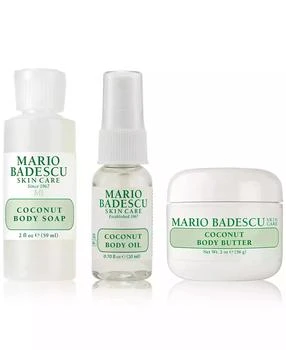 Mario Badescu | 3-Pc. Coconut Body Travel Set,商家Macy's,价格¥75