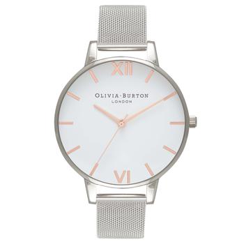 Olivia Burton | Olivia Burton Ladies White Dial Mesh Watch商品图片,