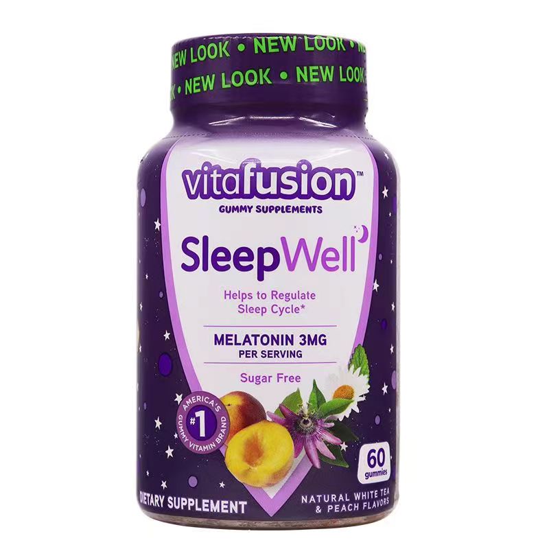 商品Vitafusion | 美国vitafusion褪黑素睡眠软糖安瓶助sleepwell60粒,商家LUCKY FOLLOW,价格¥80图片