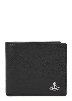 推荐Black logo leather wallet商品