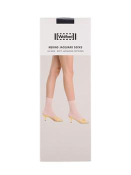 Wolford | Merino Jacquard Wool Socks商品图片,