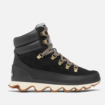 推荐Sorel Women's Kinetic Conquest Waterproof Suede/Leather Hiking Style Boots - Black商品