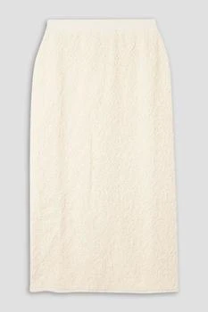 LAUREN MANOOGIAN | Stretch-alpaca cloqué midi skirt,商家THE OUTNET US,价格¥1657