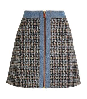 推荐Tweed-Denim Mini Skirt商品