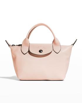 推荐Le Pliage Cuir XS Leather Handbag with Strap商品