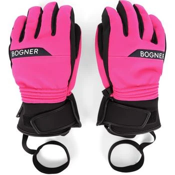 推荐Logo bogner ski gloves in pink商品