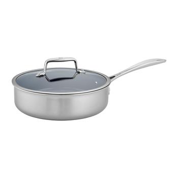 ZWILLING | ZWILLING Clad CFX Stainless Steel Ceramic Nonstick Saute Pan商品图片,5.7折起