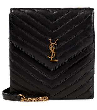 Yves Saint Laurent | Double Flap leather crossbody bag商品图片,