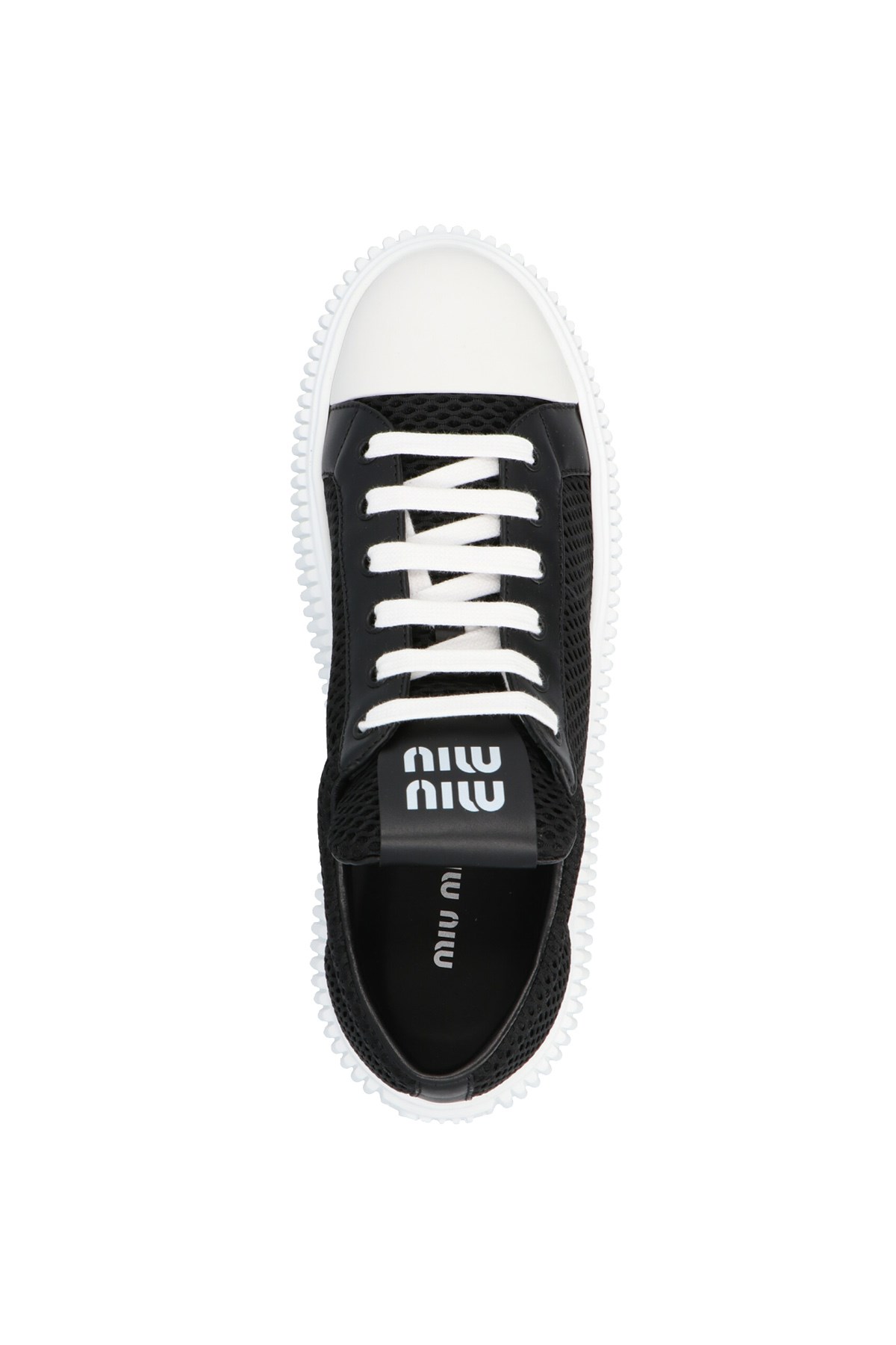 商品Miu Miu | MIU MIU 女士黑色帆布鞋 5E726D-77T-F0002,商家Beyond Italylux,价格¥3016图片