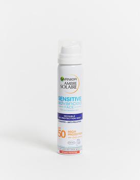 Garnier-Thiebaut, Garnier | Ambre Solaire Sensitive Hydrating Hypoallergenic Face Sun Cream Mist SPF50 75ml商品图片 